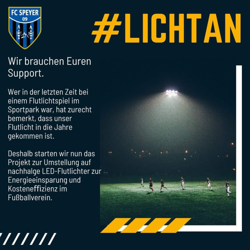 Wir brauchen euren Support #LICHTAN Wir brauchen euren Support #LICHTAN